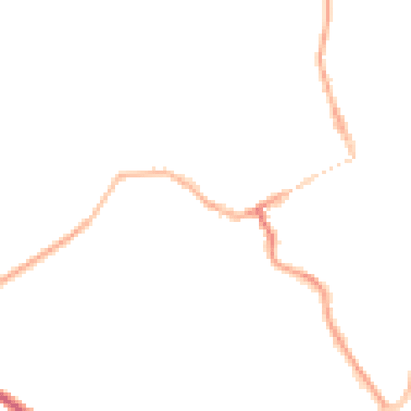 Night-time road noise heatmap for WV16 5BH