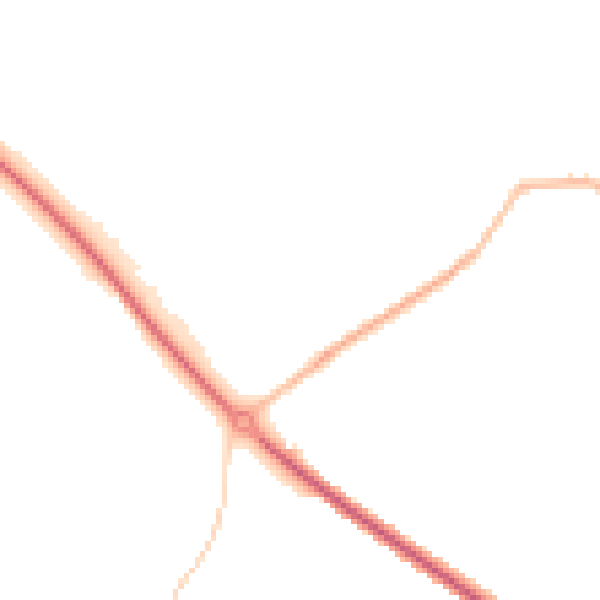 Night-time road noise heatmap for WV16 5PG