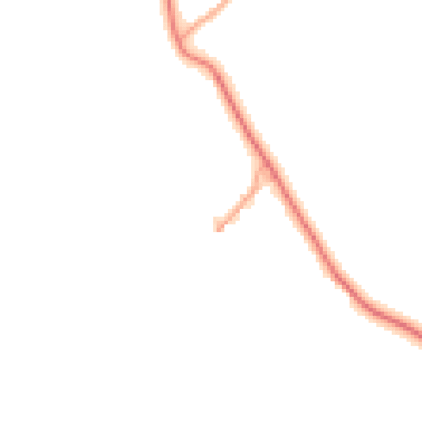 Daytime road noise heatmap for WV16 6BD