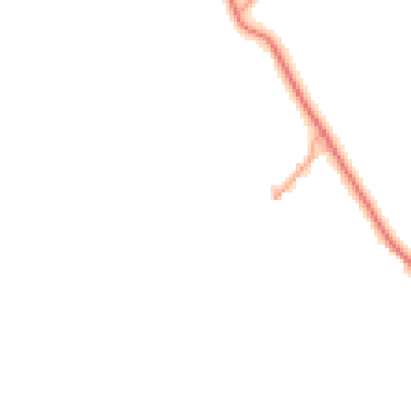 Daytime road noise heatmap for WV16 6BG