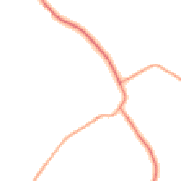 Daytime road noise heatmap for WV16 6BJ