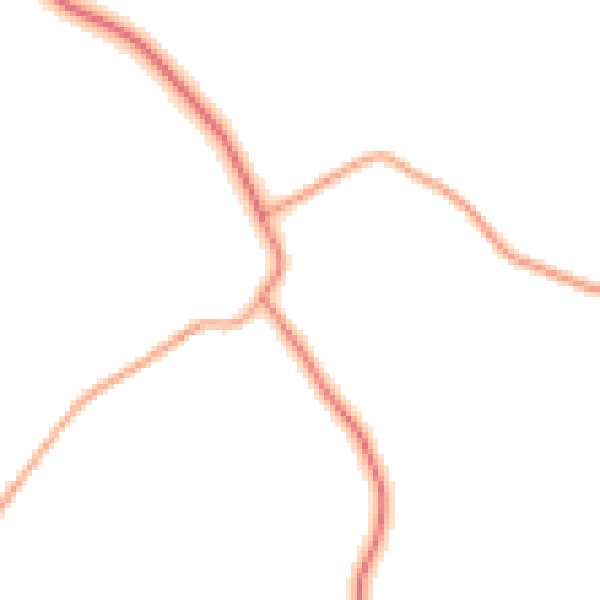 Daytime road noise heatmap for WV16 6BQ
