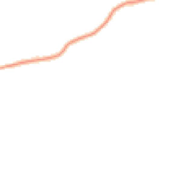 Daytime road noise heatmap for WV16 6PA