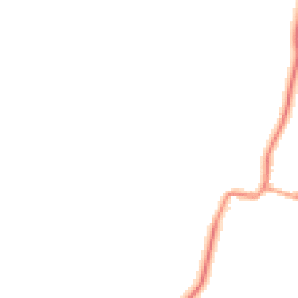 Daytime road noise heatmap for WV16 6QH