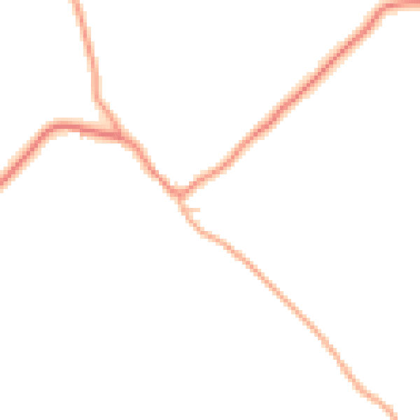 Daytime road noise heatmap for WV16 6RU