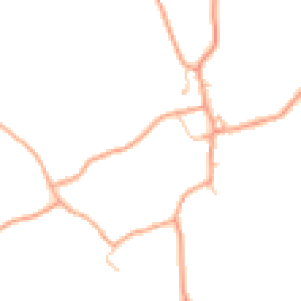 Daytime road noise heatmap for WV16 6SP