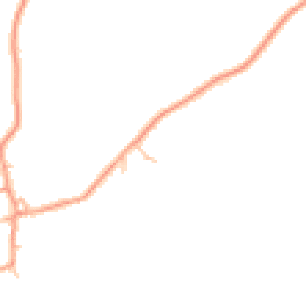 Daytime road noise heatmap for WV16 6ST