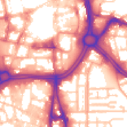 Daytime road noise heatmap for WV2 1AA