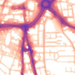 Daytime road noise heatmap for WV2 1AL