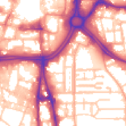 Daytime road noise heatmap for WV2 1AS