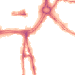 Night-time road noise heatmap for WV2 1AU