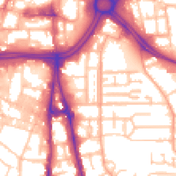 Daytime road noise heatmap for WV2 1AW