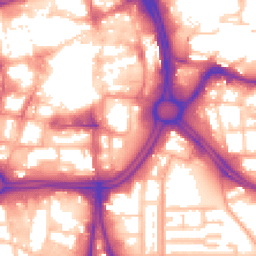 Daytime road noise heatmap for WV2 1AZ
