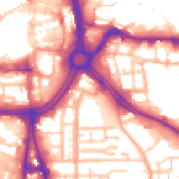 Daytime road noise heatmap for WV2 1BH