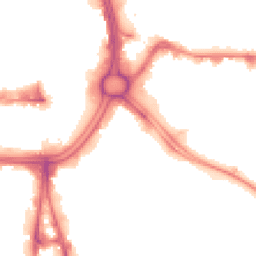 Night-time road noise heatmap for WV2 1BH