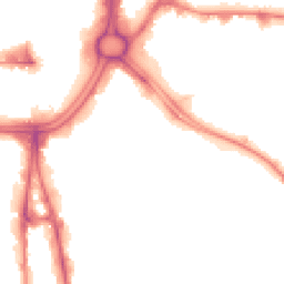 Night-time road noise heatmap for WV2 1BN