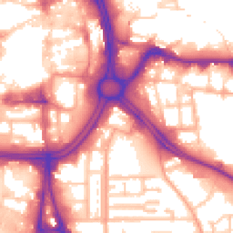 Daytime road noise heatmap for WV2 1BP
