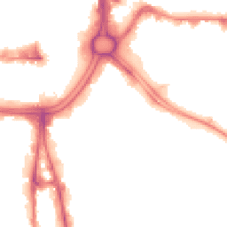 Night-time road noise heatmap for WV2 1BW