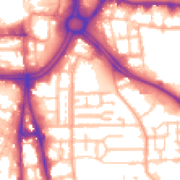 Daytime road noise heatmap for WV2 1DA