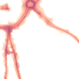 Night-time road noise heatmap for WV2 1DG