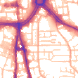 Daytime road noise heatmap for WV2 1DH