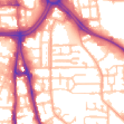 Daytime road noise heatmap for WV2 1DP
