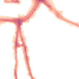 Night-time road noise heatmap for WV2 1DR