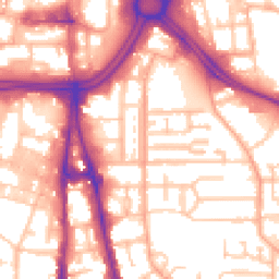 Daytime road noise heatmap for WV2 1DS