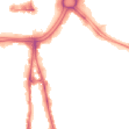 Night-time road noise heatmap for WV2 1DS