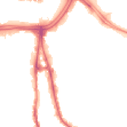 Night-time road noise heatmap for WV2 1EG