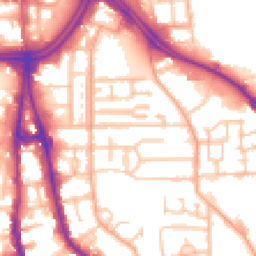 Daytime road noise heatmap for WV2 1EL