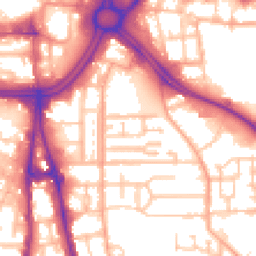 Daytime road noise heatmap for WV2 1EQ