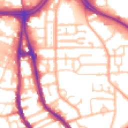 Daytime road noise heatmap for WV2 1ER