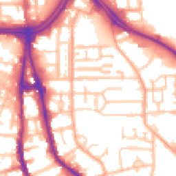 Daytime road noise heatmap for WV2 1ES