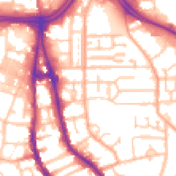 Daytime road noise heatmap for WV2 1ET