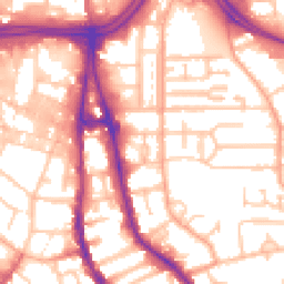 Daytime road noise heatmap for WV2 1HA