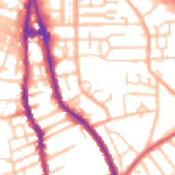 Daytime road noise heatmap for WV2 1HF