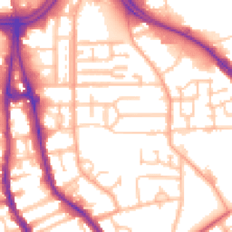 Daytime road noise heatmap for WV2 1HY