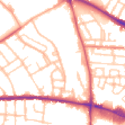 Daytime road noise heatmap for WV2 2ES