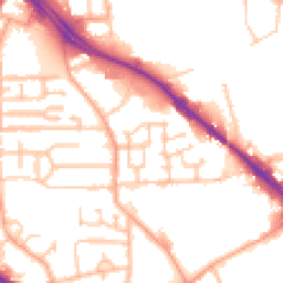 Daytime road noise heatmap for WV2 2FE