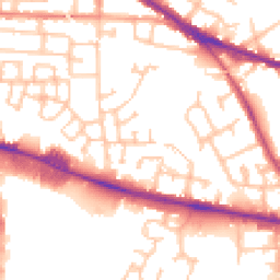 Daytime road noise heatmap for WV2 2PE