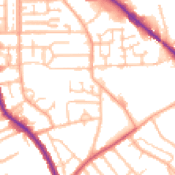 Daytime road noise heatmap for WV2 2QY