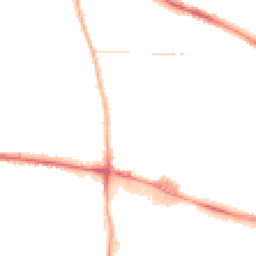 Night-time road noise heatmap for WV2 2RT