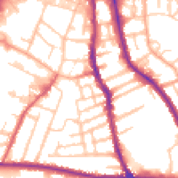Daytime road noise heatmap for WV2 3AT