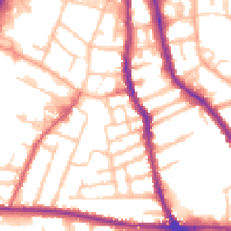 Daytime road noise heatmap for WV2 3AU