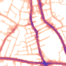 Daytime road noise heatmap for WV2 3AX