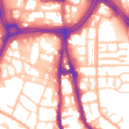 Daytime road noise heatmap for WV2 3BP