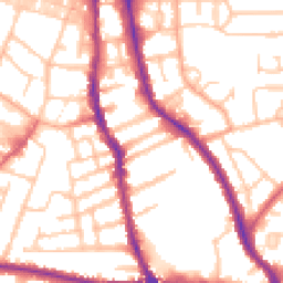 Daytime road noise heatmap for WV2 3DP