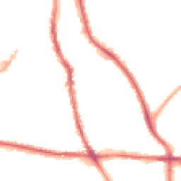 Night-time road noise heatmap for WV2 3DZ