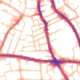 Daytime road noise heatmap for WV2 3EF